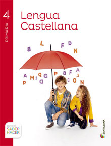 Book cover LM PLAT Alumno Lengua castellana 4 Primaria Saber Hacer