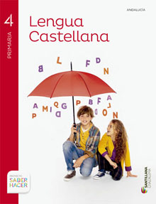 Book cover LM PLAT Alumno Lengua castellana 4 Primaria Saber Hacer Grazalema