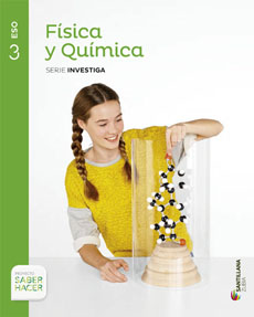 Book cover LM PLAT Alumno Física y Química 3 ESO Saber Hacer Zubia