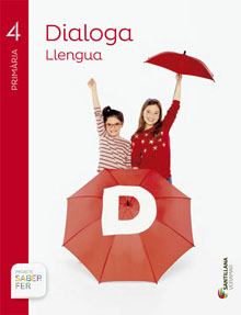 Book cover LM PLAT Alumne Llengua Dialoga 4 Primària Saber Fer Voramar