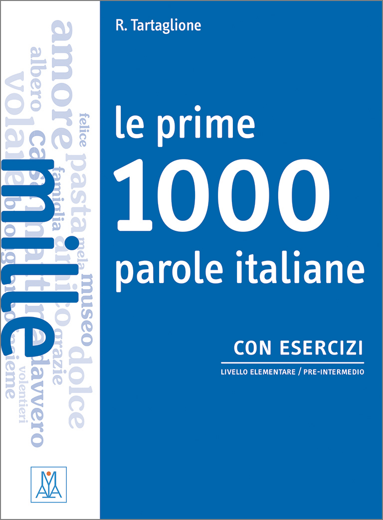 Book cover Le prime 1000 parole italiane