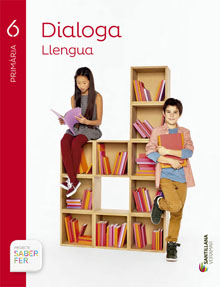 Book cover LM PLAT Alumne Llengua Dialoga 6 Primària Saber Fer Voramar