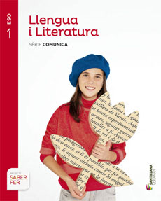 Book cover LM PLAT Alumne Llengua i Literatura Comunica 1 ESO Saber Fer Voramar