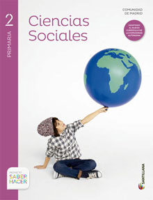 Book cover LC PLAT Alumno Ciencias Sociales Comunidad de Madrid 2 Primaria Saber Hacer