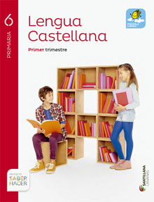 Book cover LM PLAT Alumno Lengua castellana 6 Primaria Saber Hacer Canarias