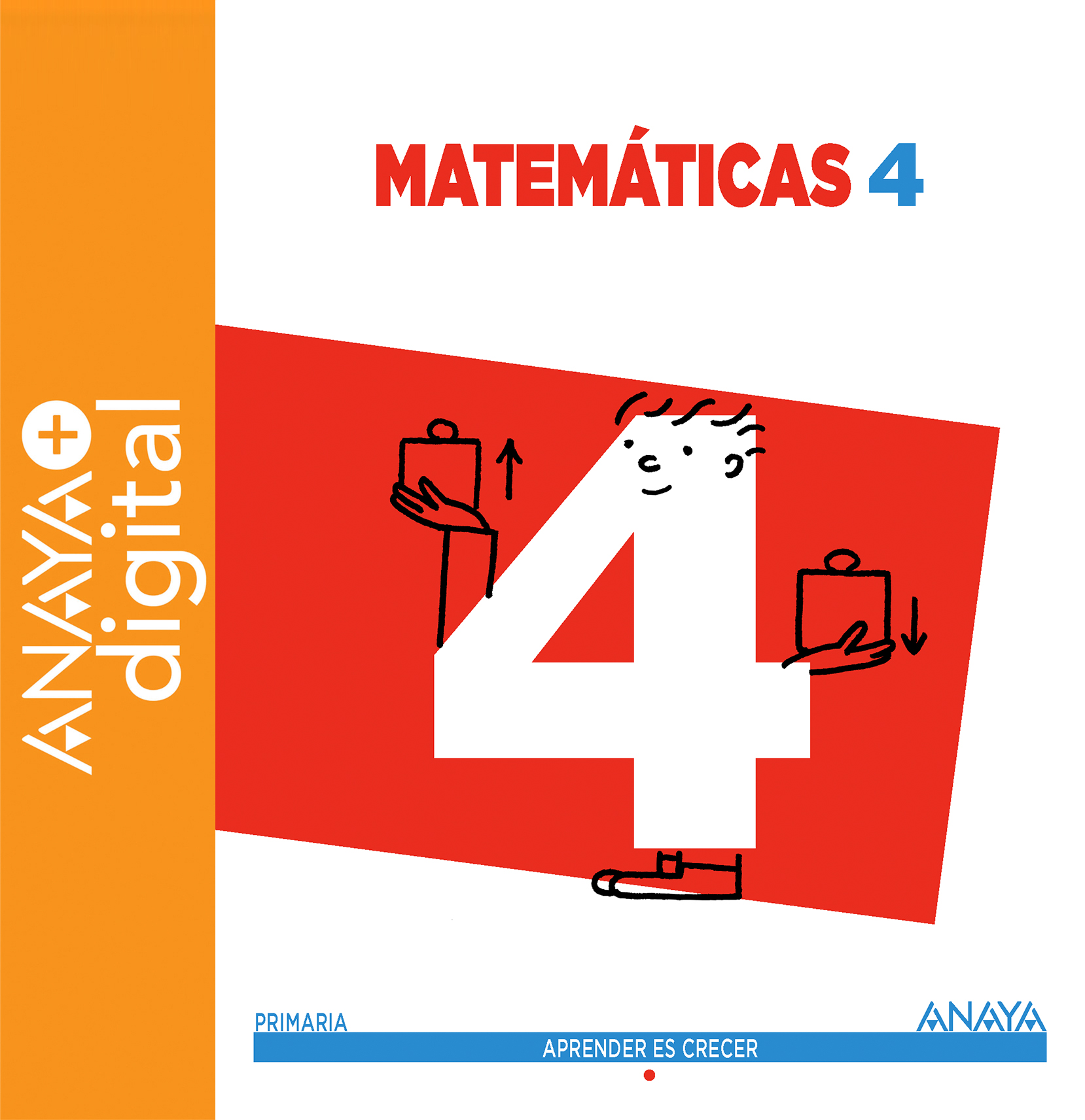 Book cover Matemáticas 4º ANAYA + Digital