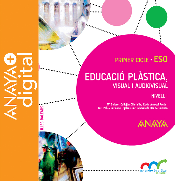 Portada del llibre Educació Plàstica 1. ESO. Anaya + Digital