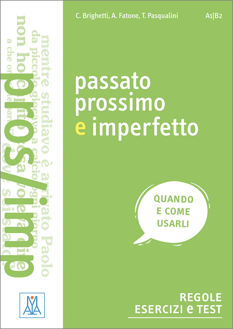 Book cover Passato prossimo e imperfetto