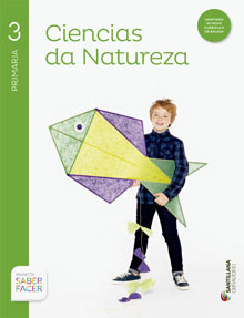 Book cover LM PLAT Alumno Ciencias da Natureza 3 Primaria Saber Facer Obradoiro