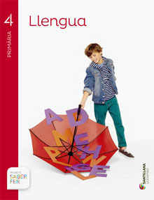 Book cover LM PLAT Alumne Llengua 4 Primària Saber Fer Voramar