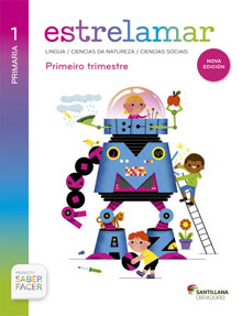 Book cover LC PLAT Alumno Estrelamar 1 Primaria 1 Trimestre Saber Facer Obradoiro