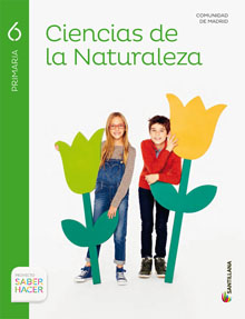 Book cover LM PLAT Alumno Ciencias de la Naturaleza Comunidad de Madrid 6 Primaria Saber Hacer