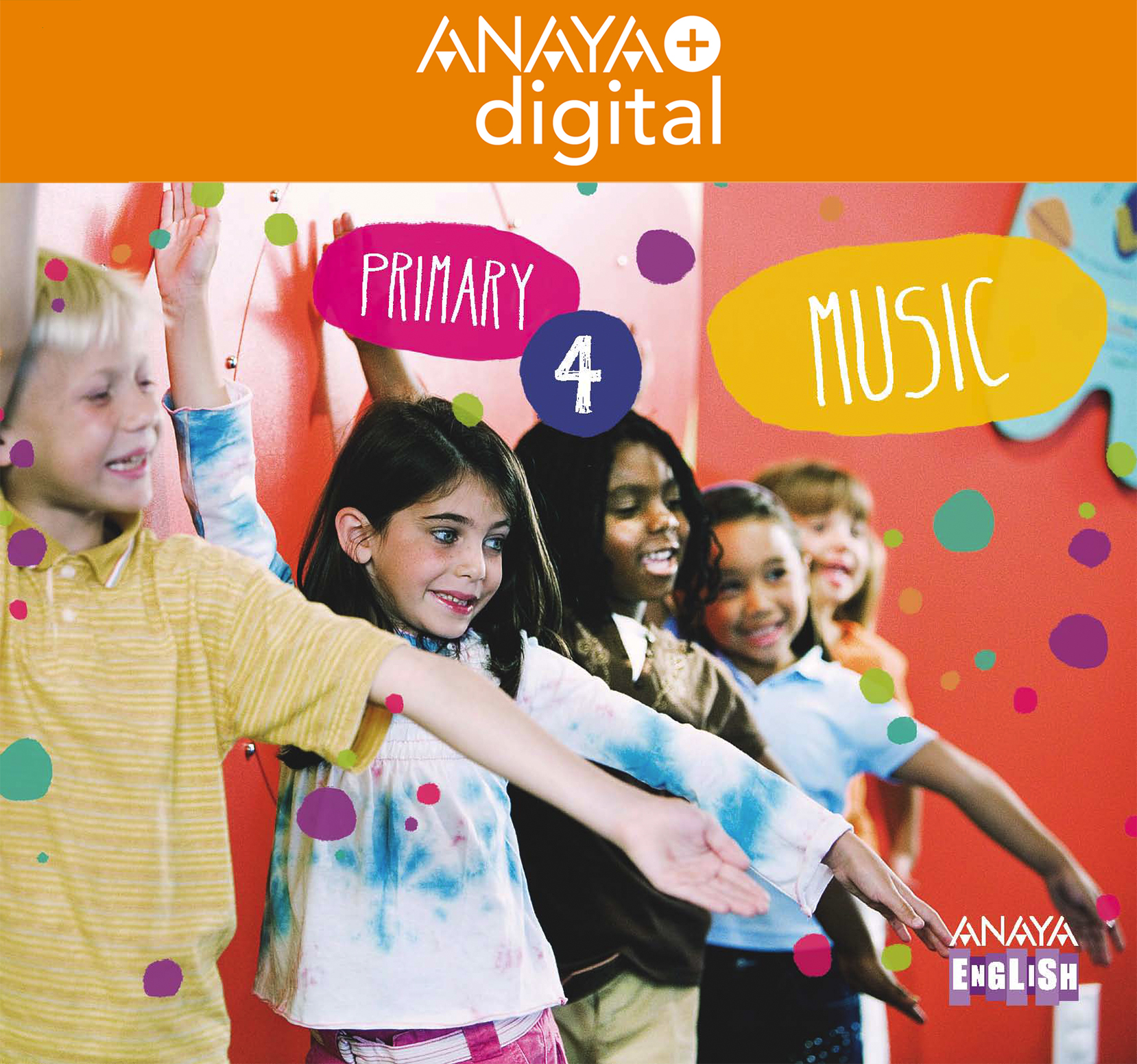 Portada del Libro Music 4. Primary. Anaya + digital