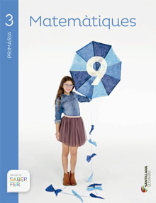 Book cover LM PLAT Alumne Matemàtiques 3 Primària Saber Fer Voramar