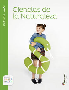 Book cover LC PLAT Alumno Ciencias de la Naturaleza 1 Primaria Saber Hacer Canarias