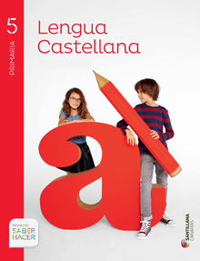 Book cover LM PLAT Alumno Lengua Castellana 5 Primaria Saber Hacer Canarias