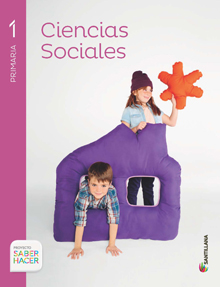 Book cover LC PLAT Alumno Ciencias Sociales 1 Primaria Saber Hacer 