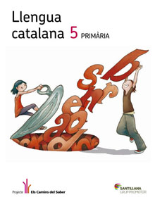 Book cover LM PLAT Alumne Llengua catalana 5 Primària Els Camins del Saber Grup Promotor