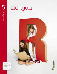 Book cover LM PLAT Alumne Llengua 5 Primària Saber Fer Voramar