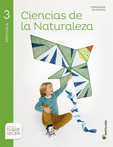 Book cover LM PLAT Alumno Ciencias de la Naturaleza Comunidad de Madrid 3 Primaria Saber Hacer 