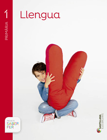 Book cover LC PLAT Alumne Llengua 1 Primària Saber Fer Illes Balears