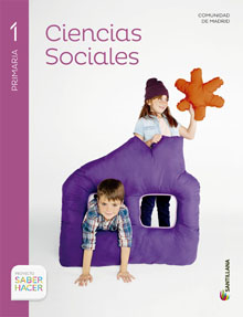 Book cover LC PLAT Alumno Ciencias Sociales Comunidad de Madrid 1 Primaria Saber Hacer 