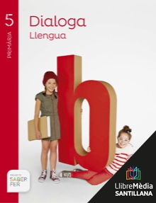 Book cover LM PLAT Alumne Llengua Dialoga 5 Primària Saber Fer Voramar