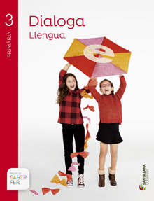 Book cover LM PLAT Alumne Llengua Dialoga 3 Primària Saber Fer Voramar