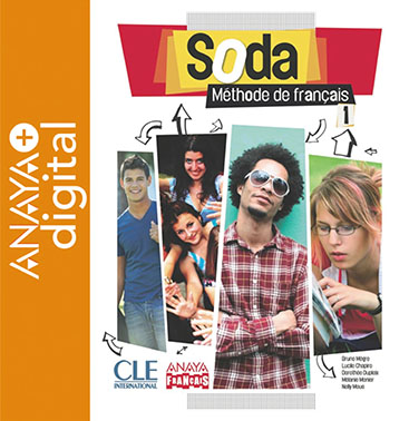 Couverture du livre Soda. Méthode de français 1. Bachillerato. Anaya + Digital