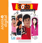 Couverture du livre Soda. Méthode de français 2. Bachillerato. Anaya + Digital