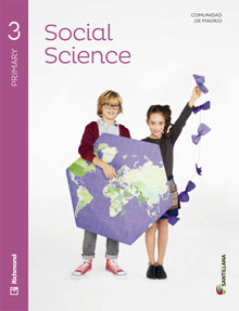 Book cover LM PLAT Student Social Science Comunidad de Madrid 3 Primary