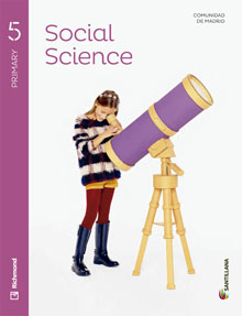 Book cover LM PLAT Student Social Science Comunidad de Madrid 5 Primary