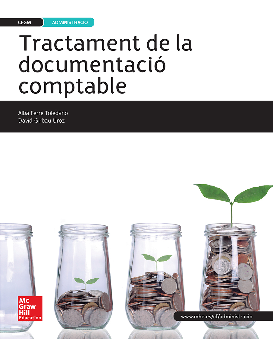 Book cover   Tractament de la documentació comptable (Catálan)