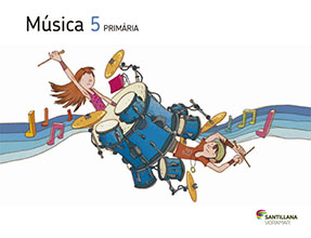 Book cover LM PLAT Alumne Música 5 Primària Saber Fer Voramar