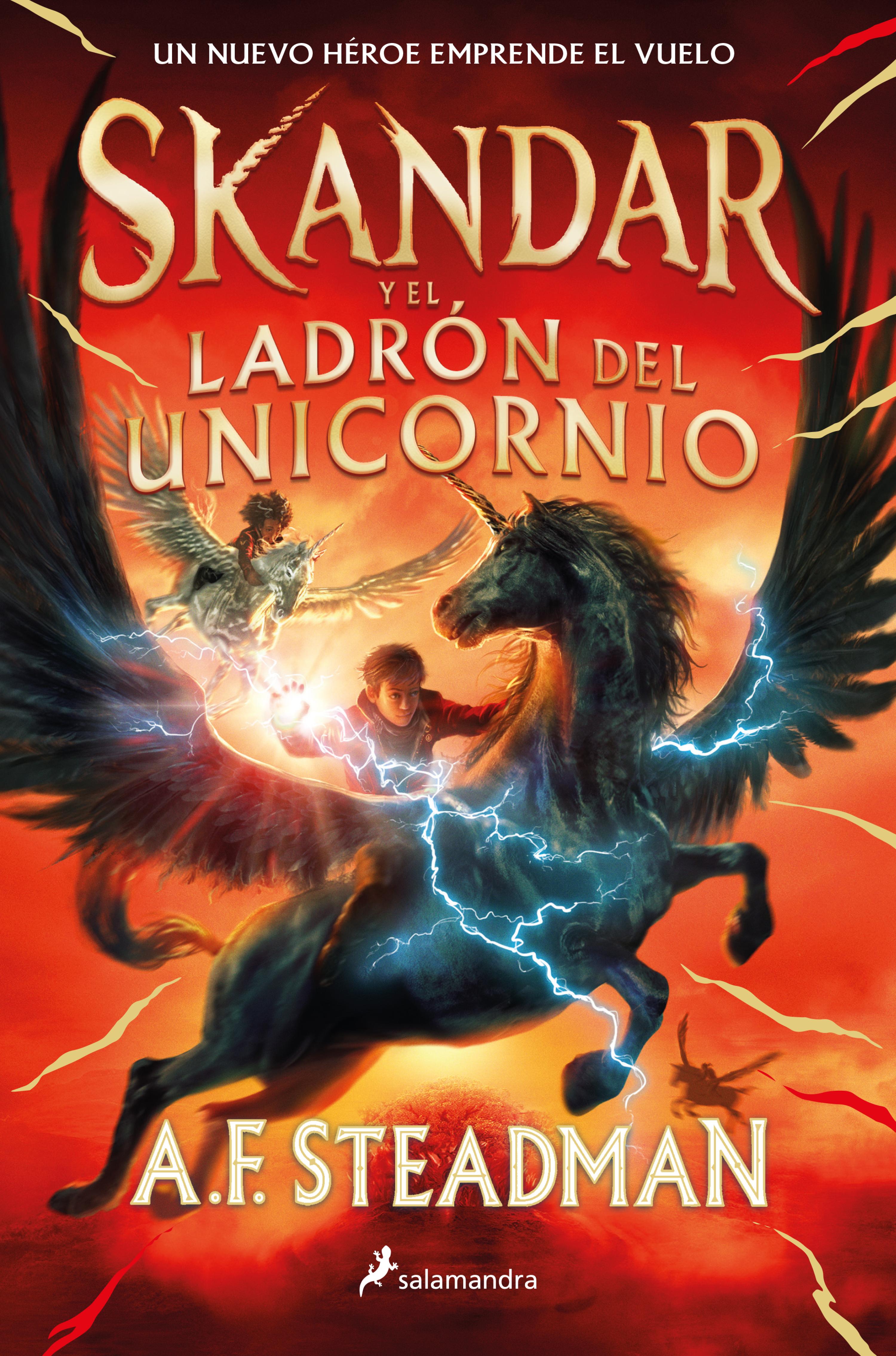 Book cover Skandar y el ladrón del unicornio (Skandar 1)