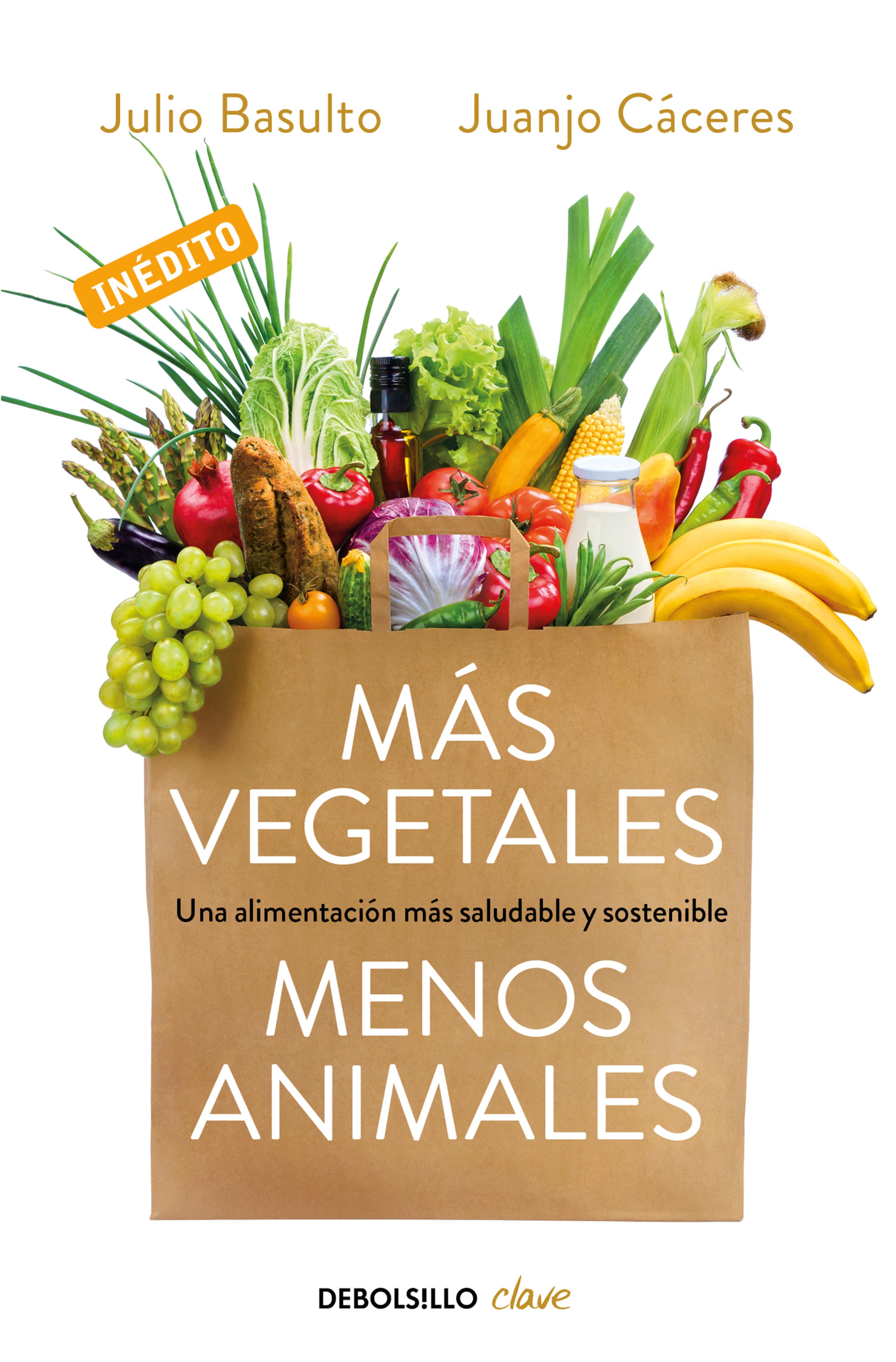 Book cover Más vegetales, menos animales