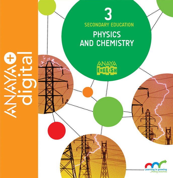 Book cover Physics & Chemistry 3. ESO. Anaya + Digital