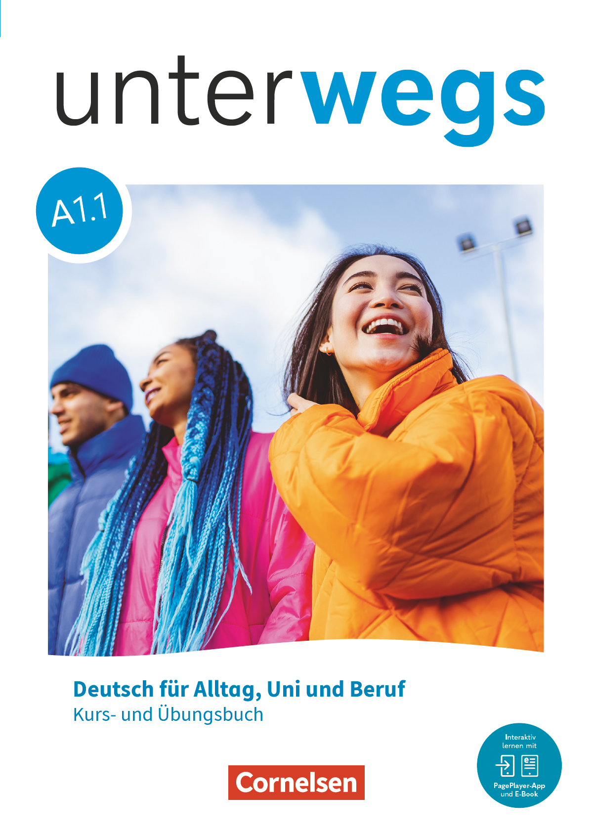 Book cover unterwegs A1.1 Kurs- und Übungsbuch