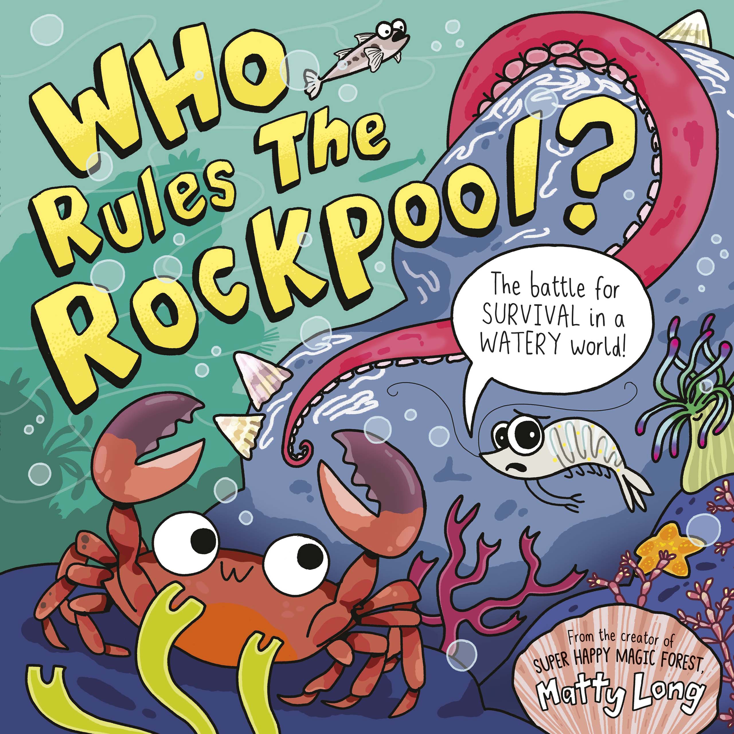 Book cover Who Rules the Rockpool?