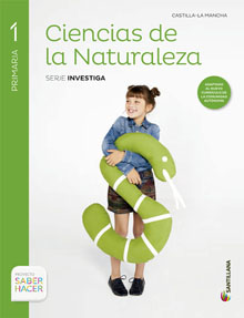 Book cover LC PLAT Alumno Ciencias de la Naturaleza Castilla-La Mancha 1 Primaria Saber Hacer