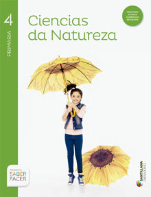 Book cover LM PLAT Alumno Ciencias da Natureza 4 Primaria Saber Facer Obradoiro