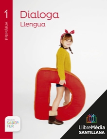 Book cover LC PLAT Alumne Llengua Dialoga 1 Primària Saber Fer Voramar