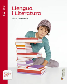 Book cover LM PLAT Alumne Llengua catalana i Literatura Comunica 3 ESO Saber Fer Illes Balears