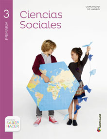 Book cover LM PLAT Alumno Ciencias Sociales Comunidad de Madrid 3 Primaria Saber Hacer 