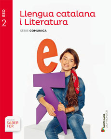 Book cover LM PLAT Alumne Llengua catalana i Literatura 2 ESO Saber Fer Grup Promotor