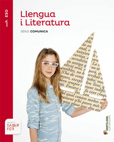 Book cover LM PLAT Alumne Llengua catalana i Literatura Comunica 1 ESO Saber Fer Illes Balears