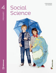 Book cover LM PLAT Student Social Science Comunidad de Madrid 4 Primary