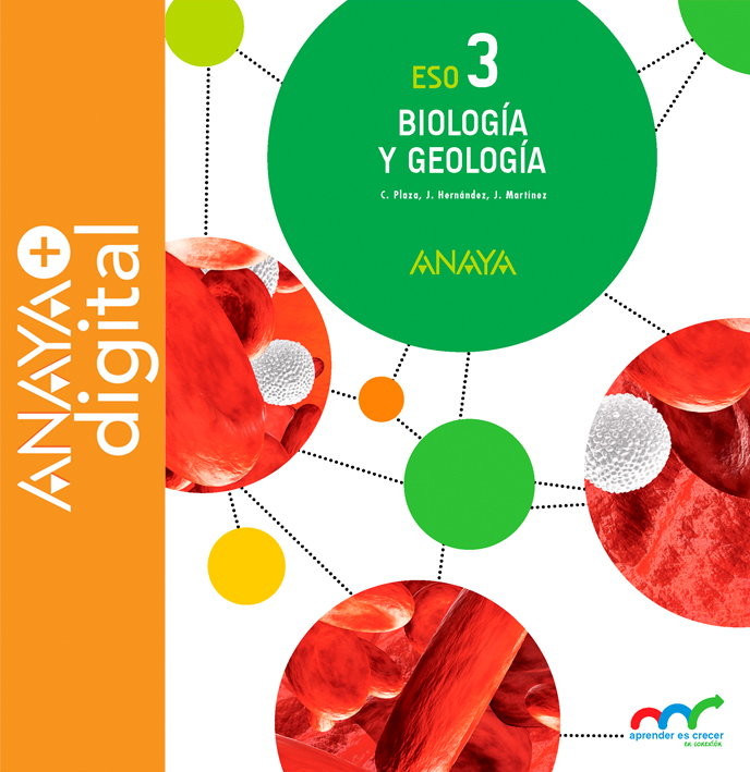 Portada del Libro Biología y Geología 3. ESO. Anaya + Digital