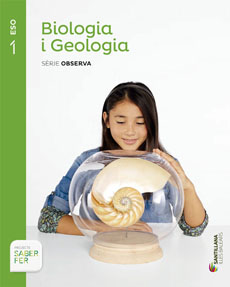 Book cover LM PLAT Alumne Biologia i Geologia Observa 1 ESO Saber Fer Illes Balears