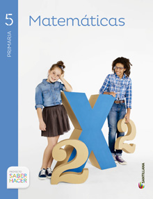 Book cover LM PLAT Alumno Matemáticas 5 Primaria Saber Hacer 